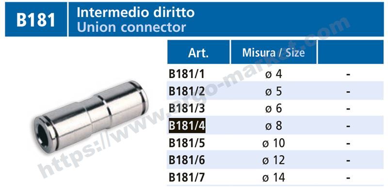 Vepa конектор за шлаух ф8 главна снимка