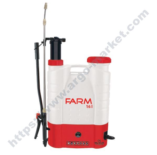 Акумулаторна пръскачка 16 литра с ръчно помпане главна снимка