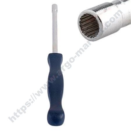 Отвертка за регулиране на оборотите на карбуратор 21 шлица главна снимка