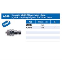 Vepa щуцер за бърза връзка шлаух 8х6 mini