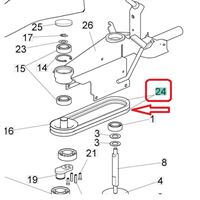 Eurosystems M210, M310 ремък XPZ 630