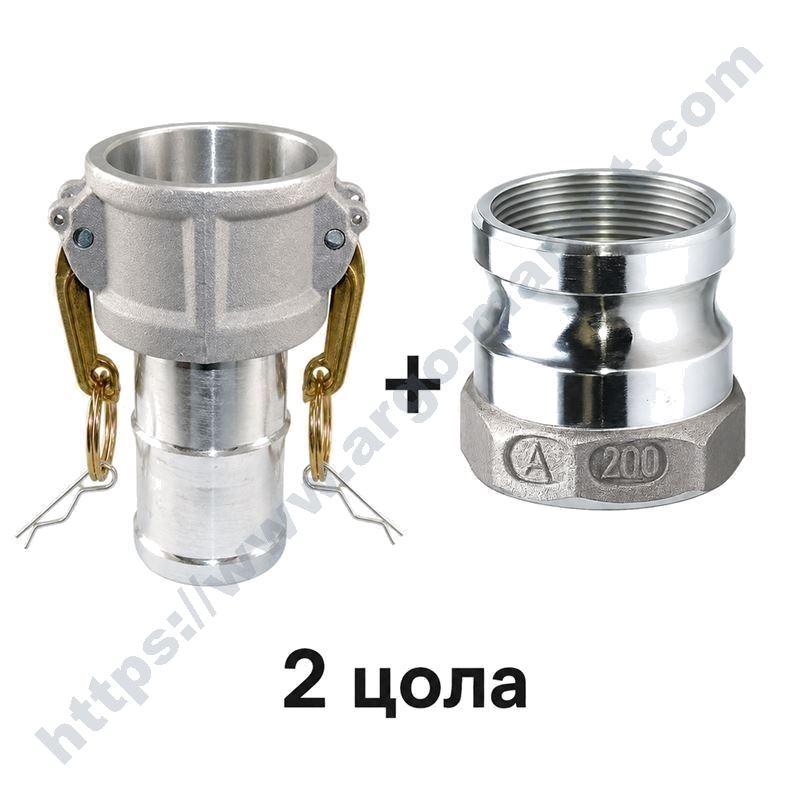 Камлок връзка 2"F цола, алуминий главна снимка