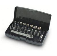 Hitachi комплект накрайници с тресчотка 28 части