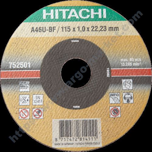 Hitachi диск inox за ъглошлайф 115 мм главна снимка