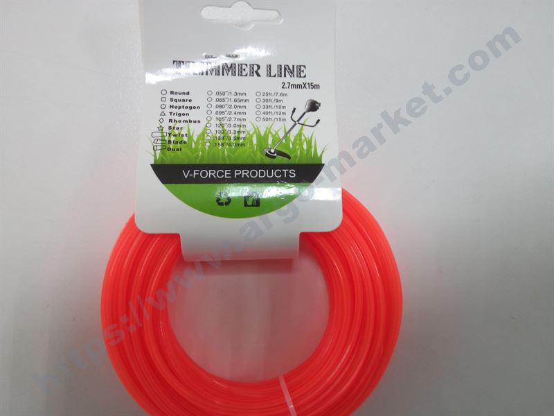 Корда звезда 2,7 мм, 15 метра главна снимка