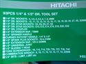 Hitachi накрайници с тресчотки 93 части снимка 8192